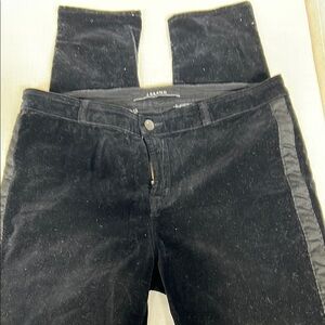 J Brand Black Velvet Pants